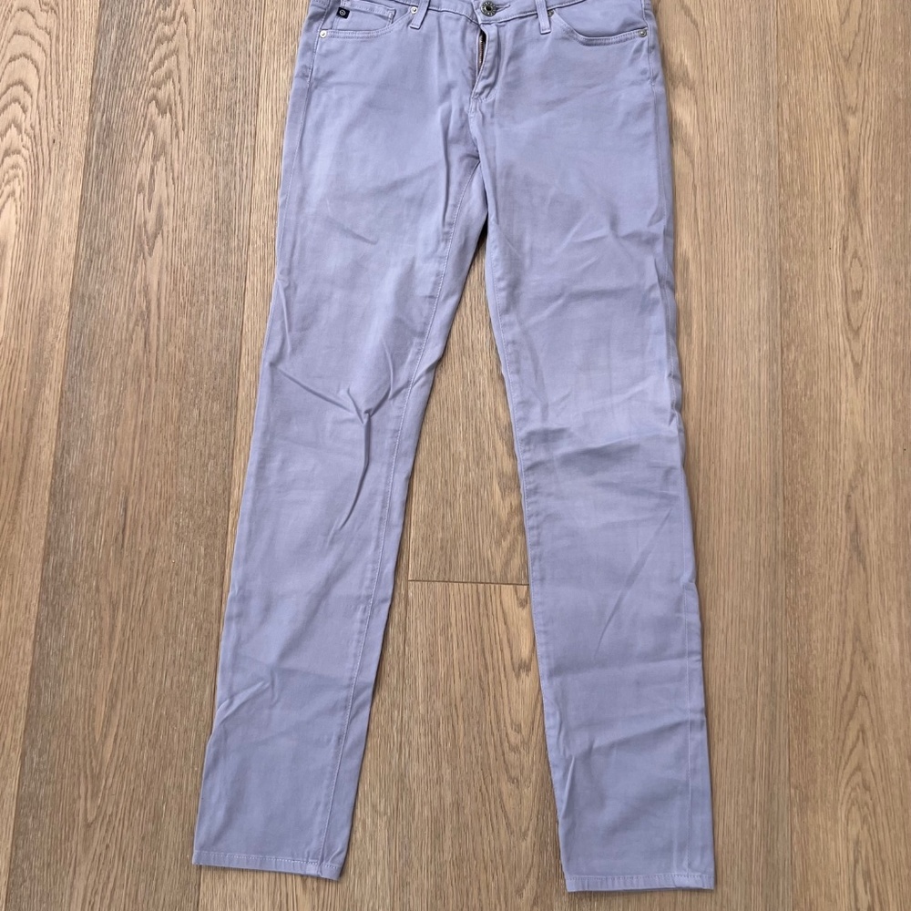 AG the Stilt Cigarette Leg Lavender Jeans